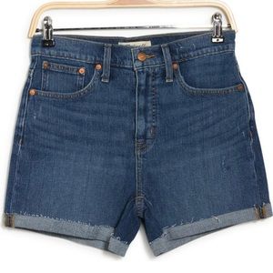 Madewell high rise denim shorts